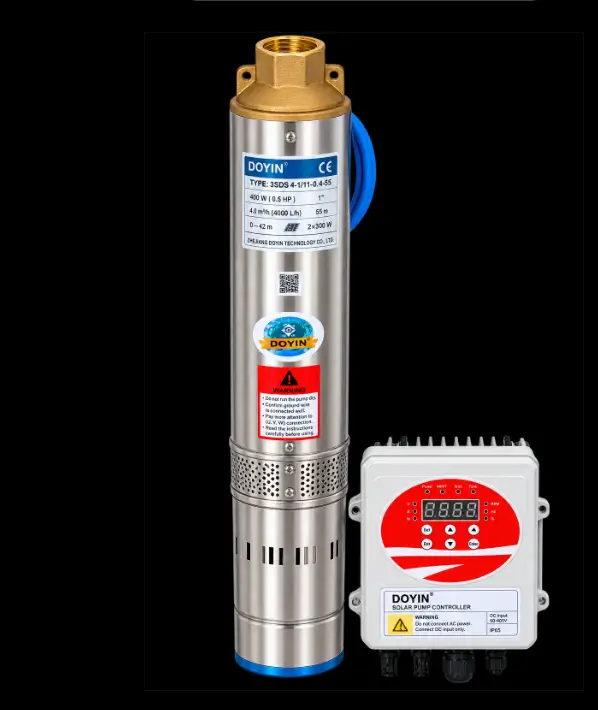 3SDS4 Doyin submersible pump 400W 0.5HP with controller for water pumping in Kenya