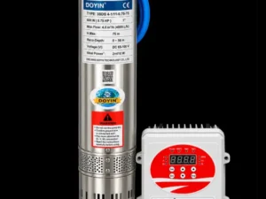 3SDS4 Doyin solar submersible pump 600W 0.75HP with controller for borehole water pumping in Kenya