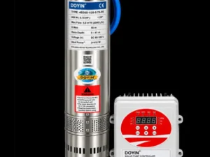 4SDS5 Doyin submersible pump range with 0.75HP to 4HP DC solar models for borehole water pumping in Kenya