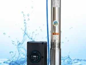 Doyin 4SF10 series solar hybrid AC/DC submersible borehole pump with controller for deep water pumping in Kenya