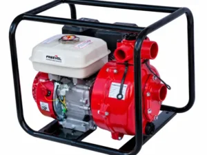 FREEVEL petrol water pump with powerful engine and durable protective frame