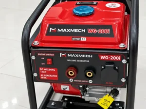 Maxmech WG-200i Welding Generator 120A with 1KVA DC output and portable petrol-powered design