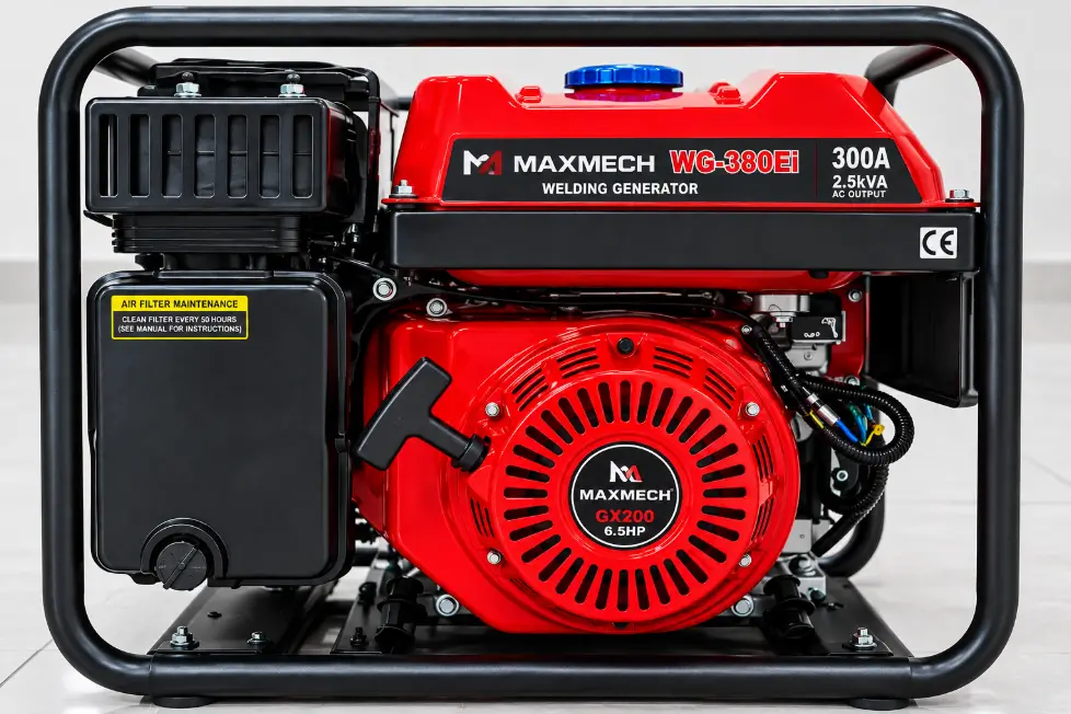 Maxmech WG-380Ei Welding Generator with 300A welding output and 2.5kVA AC power