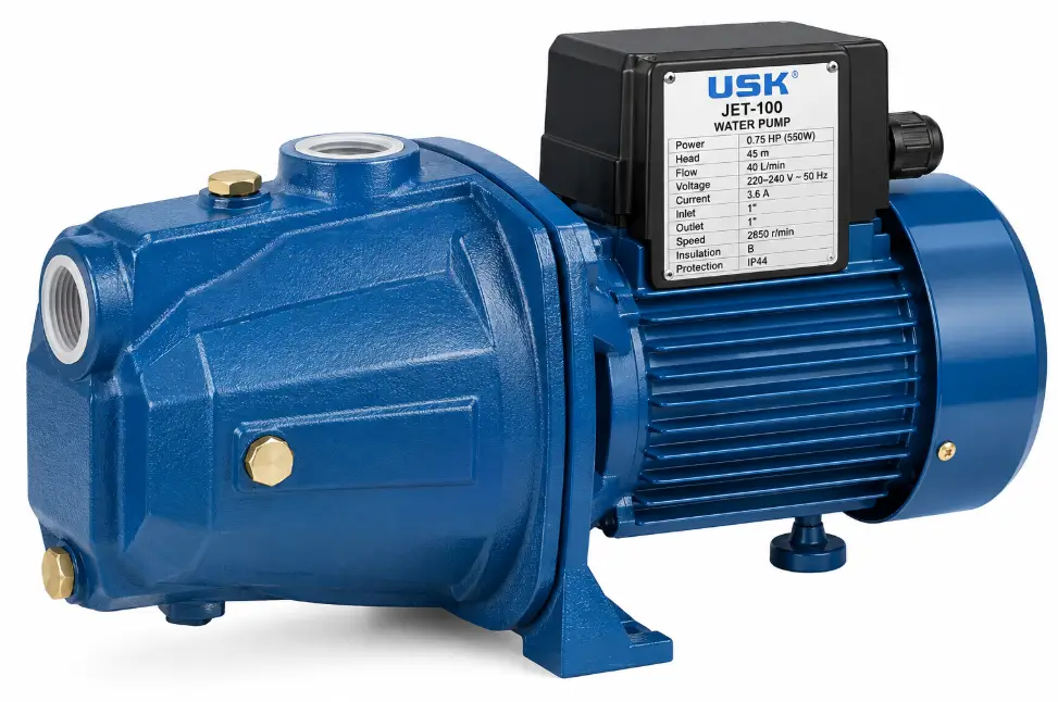 USK JET-100 0.75HP booster pump for reliable water pressure in Kenya