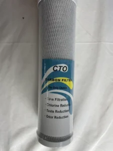 5 micron activated carbon filter CTO water filter cartridge