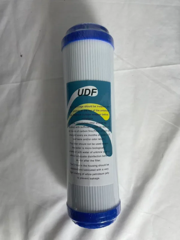 10-inch UDF activated carbon water filter cartridge