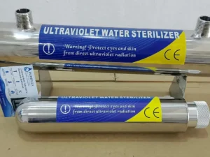 UV water sterilizer stainless steel chamber for drinking water purification in Kenya