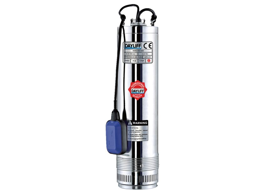 Dayliff DDA1200C2 1.2HP submersible water pump with 60 metre maximum head